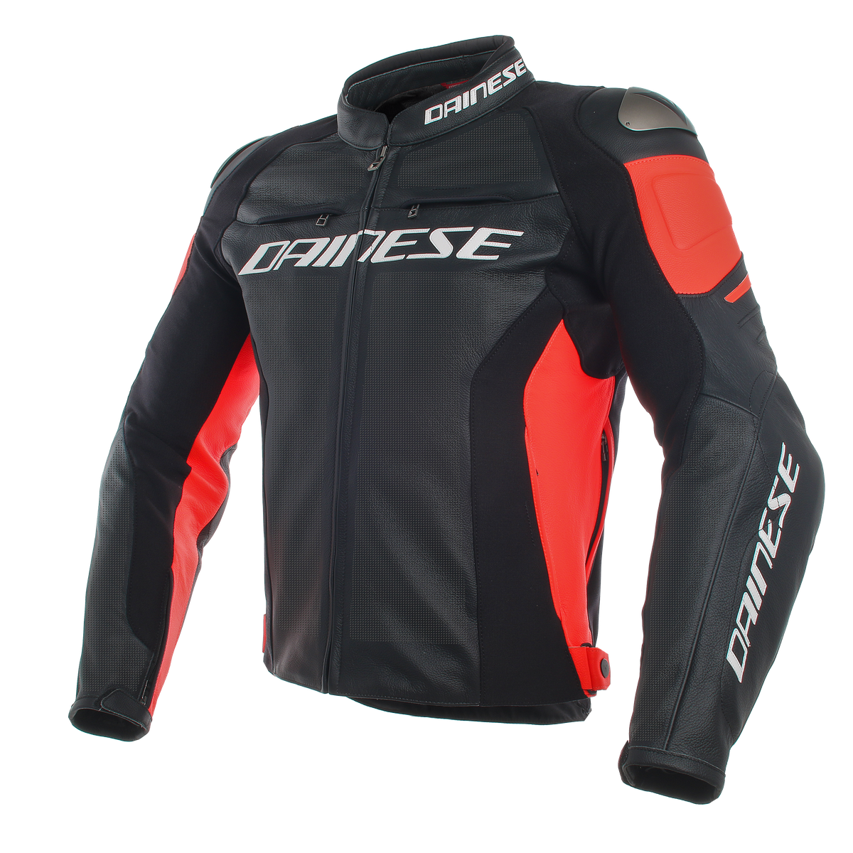 DAINESE Куртка RACING 3 P75 черно-красная перфорированная - DAINESE Куртки - куртки - Мотоэкипировка - Интернет-магазин мотоэкипировки и мотозапчастей MотоГанза