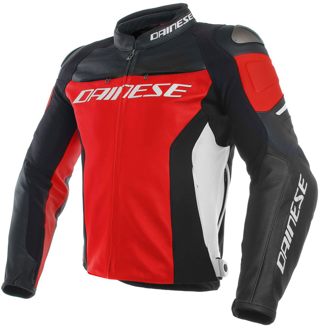 DAINESE Куртка RACING 3 751 красно-черно-белая - DAINESE Куртки - куртки - Мотоэкипировка - Интернет-магазин мотоэкипировки и мотозапчастей MотоГанза
