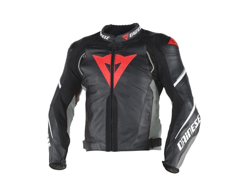 DAINESE Куртка кожаная SUPER SPEED D1 867 черный/антрацит/белый - DAINESE Куртки - куртки - Мотоэкипировка - Интернет-магазин мотоэкипировки и мотозапчастей MотоГанза