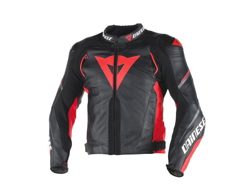DAINESE Куртка кожаная SUPER SPEED D1 789 черный/красный/антрацит - DAINESE Куртки - куртки - Мотоэкипировка - Интернет-магазин мотоэкипировки и мотозапчастей MотоГанза