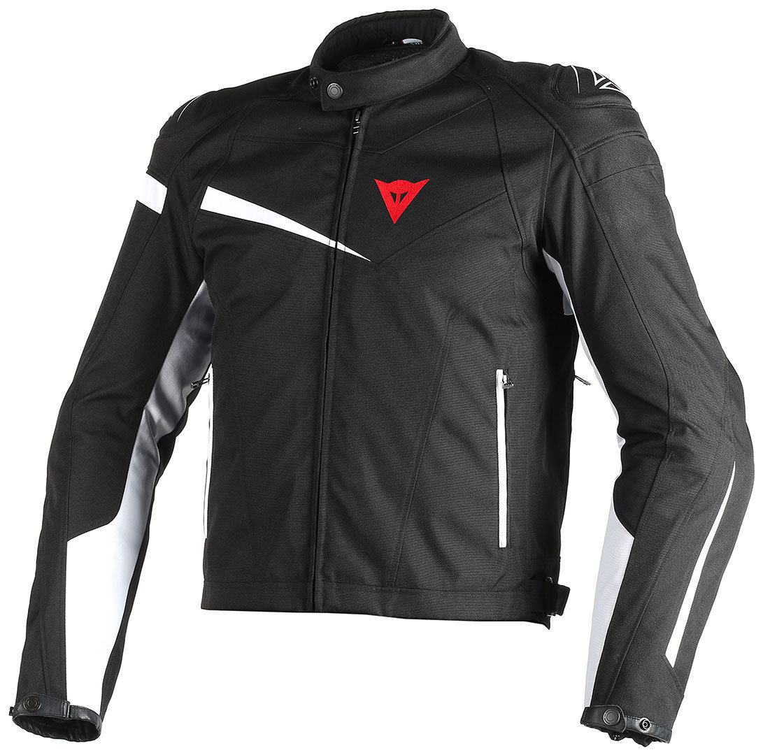 DAINESE Куртка VELOSTER TEX 948 черно-белая - DAINESE Куртки - куртки - Мотоэкипировка - Интернет-магазин мотоэкипировки и мотозапчастей MотоГанза