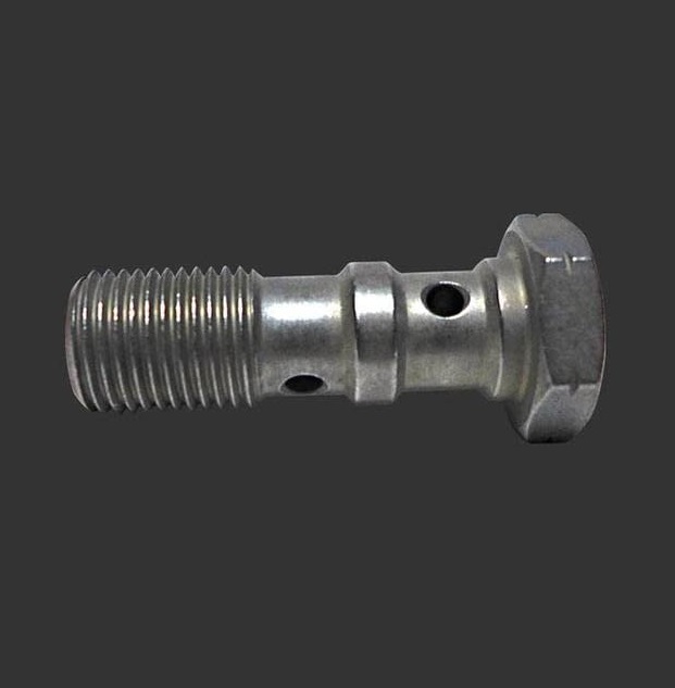 Болт двойной 10*1,00MM оцинкованный - GOODRIDGE Армированые шланги - прочее - Мотозапчасти - Интернет-магазин мотоэкипировки и мотозапчастей MотоГанза