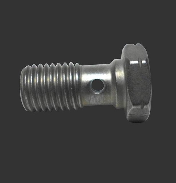 Болт одинарный 10*1,25MM оцинкованный - GOODRIDGE Армированые шланги - прочее - Мотозапчасти - Интернет-магазин мотоэкипировки и мотозапчастей MотоГанза