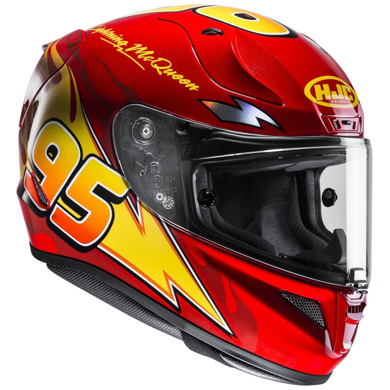 HJC Шлем RPHA 11 LIGHTNING MCQUEEN DISNEY PIXAR MC1 - HJC - Мотошлемы - Интернет-магазин мотоэкипировки и мотозапчастей MотоГанза