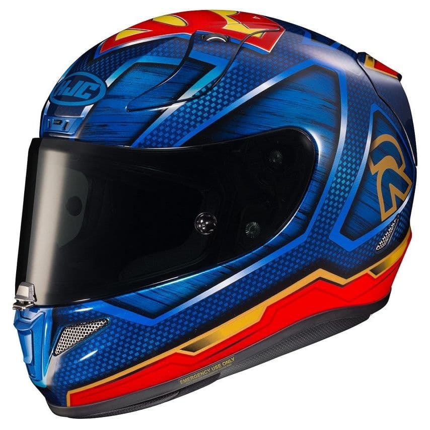 HJC Шлем RPHA 11 DC COMICS SUPERMAN MC21 - HJC - Мотошлемы - Интернет-магазин мотоэкипировки и мотозапчастей MотоГанза