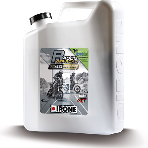 Масло 4T OFF ROAD R4000 10W40 4L - IPONE - масла и жидкости - Мотозапчасти - Интернет-магазин мотоэкипировки и мотозапчастей MотоГанза