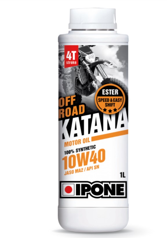 Масло 4T OFF ROAD KATANA 10W40 1L - IPONE - масла и жидкости - Мотозапчасти - Интернет-магазин мотоэкипировки и мотозапчастей MотоГанза