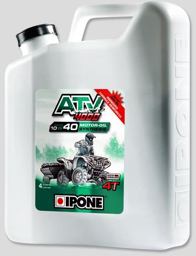 Масло 4T ATV 4000 10W40 4 литра полусинтетика - IPONE - масла и жидкости - Мотозапчасти - Интернет-магазин мотоэкипировки и мотозапчастей MотоГанза