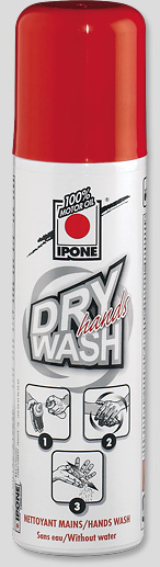 Средство для чистки рук спрей DRY HAND WASH - IPONE - масла и жидкости - Мотозапчасти - Интернет-магазин мотоэкипировки и мотозапчастей MотоГанза