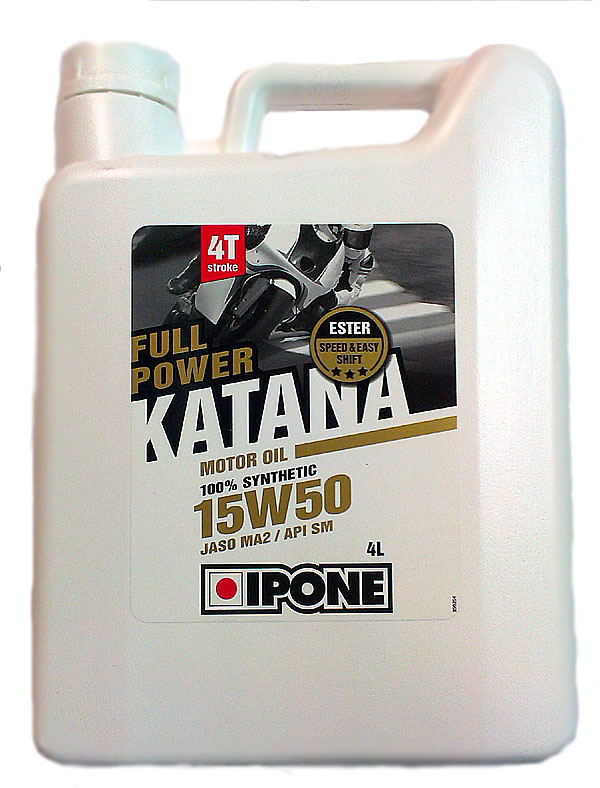 Масло 4Т FULL POWER KATANA 15W50 4 л синтетическое - IPONE - масла и жидкости - Мотозапчасти - Интернет-магазин мотоэкипировки и мотозапчастей MотоГанза