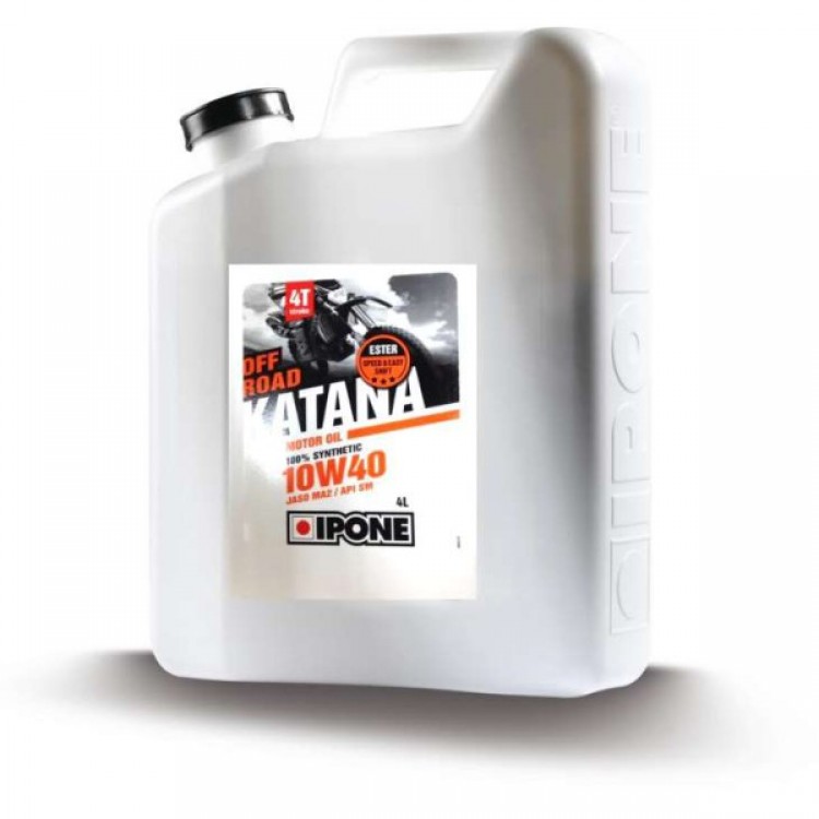 Масло 4T OFF ROAD KATANA 10W40 4L - IPONE - масла и жидкости - Мотозапчасти - Интернет-магазин мотоэкипировки и мотозапчастей MотоГанза