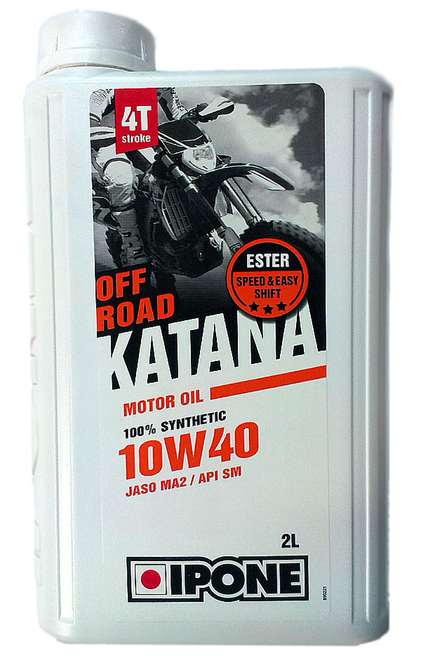 Масло 4T OFF ROAD KATANA 10W40 2L - IPONE - масла и жидкости - Мотозапчасти - Интернет-магазин мотоэкипировки и мотозапчастей MотоГанза