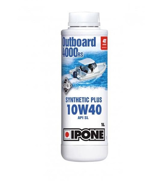 Масло IPONE OUTBOARD 4000 RS 10W40 1л - IPONE - масла и жидкости - Мотозапчасти - Интернет-магазин мотоэкипировки и мотозапчастей MотоГанза