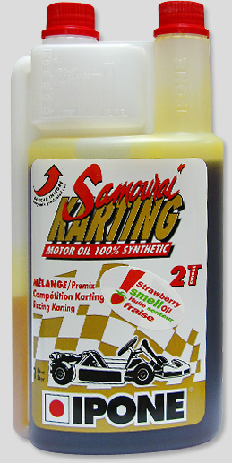 Масло 2Т SAMOURAI KARTING 1 литр синтетика с запахом клубники - IPONE - масла и жидкости - Мотозапчасти - Интернет-магазин мотоэкипировки и мотозапчастей MотоГанза