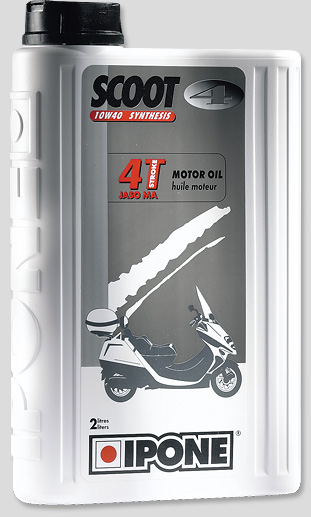 Масло 4T SCOOT4 10W40 2 литра полусинтетика - IPONE - масла и жидкости - Мотозапчасти - Интернет-магазин мотоэкипировки и мотозапчастей MотоГанза