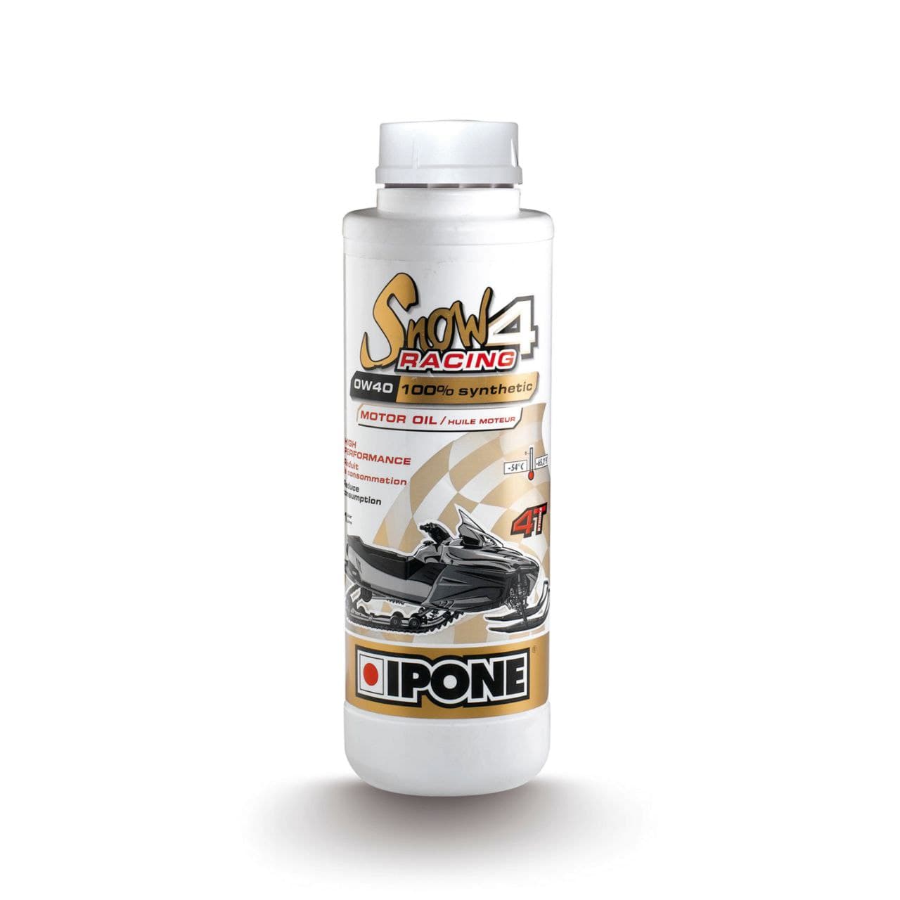 Масло для снегоходов IPONE 4Т SNOW RACING 0W40 1 литр  - IPONE - масла и жидкости - Мотозапчасти - Интернет-магазин мотоэкипировки и мотозапчастей MотоГанза