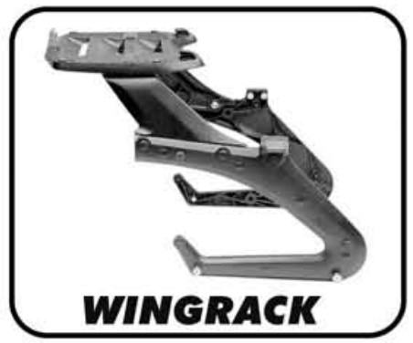 KAPPA Крепеж кофра WINGRACK K141 - KAPPA Крепления кофров - кофры и сумки - Аксессуары - Интернет-магазин мотоэкипировки и мотозапчастей MотоГанза