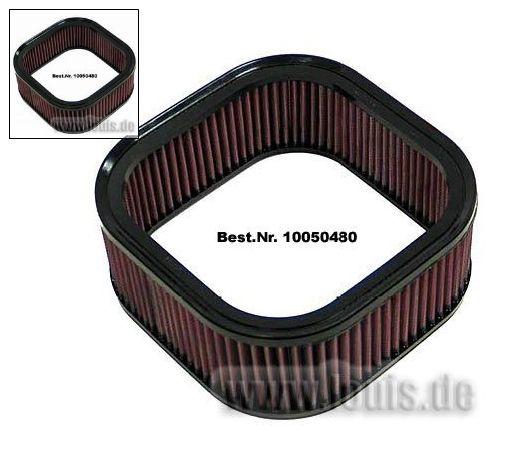 Воздушный фильтр K&N 10 050 480 H-D V-ROD - K&N ВОЗДУШНЫЕ ФИЛЬТРЫ - воздушные фильтры - Мотозапчасти - Интернет-магазин мотоэкипировки и мотозапчастей MотоГанза