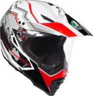 AGV Шлем AX-8 DUAL EVO бело-черно-красный