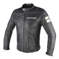 DAINESE Куртка HF D1 724 черно-белая перфорированная