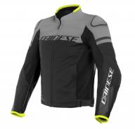 DAINESE Куртка кожаная AGILE 96C черно-серая