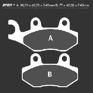Тормозные колодки Nissin 2P-211NS