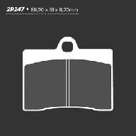 Тормозные колодки Nissin 2P-247NS