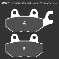 Тормозные колодки Nissin 2P-271NS