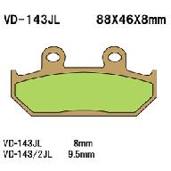 Тормозные колодки VESRAH VD 143/2JL
