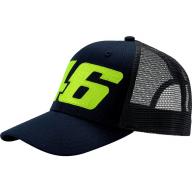 VR46 Кепка мужская Core large 46 черно-салатовая