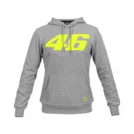 VR46 Толстовка серо-салатовая