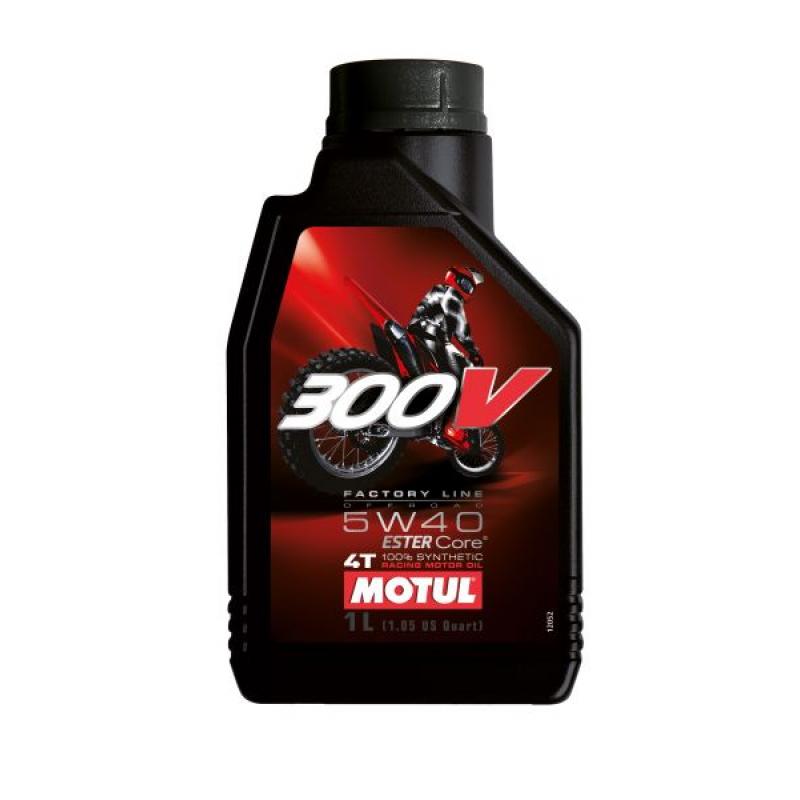 MOTUL Масло 300V 4T Off Road SAE 5W40 1л - MOTUL - масла и жидкости - Мотозапчасти - Интернет-магазин мотоэкипировки и мотозапчастей MотоГанза