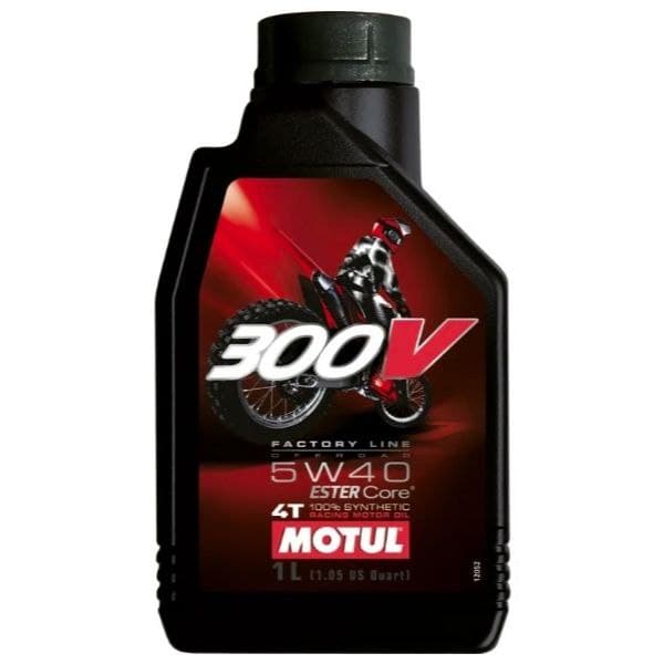 MOTUL Масло 300V 4T Factory Line 5W40 1 литр - MOTUL - масла и жидкости - Мотозапчасти - Интернет-магазин мотоэкипировки и мотозапчастей MотоГанза