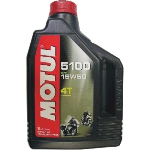MOTUL Масло 5100V 4T 15W50 2 литра - MOTUL - масла и жидкости - Мотозапчасти - Интернет-магазин мотоэкипировки и мотозапчастей MотоГанза