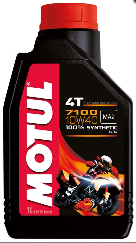 MOTUL Масло 7100V 4T 10W40 1 литр - MOTUL - масла и жидкости - Мотозапчасти - Интернет-магазин мотоэкипировки и мотозапчастей MотоГанза