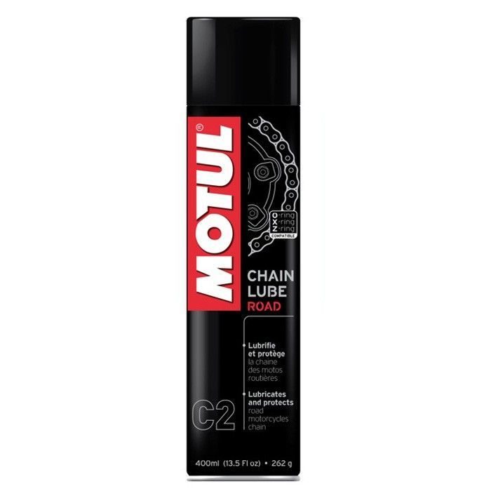 MOTUL Смазка цепи Chain Lube ROAD 400мл - MOTUL - масла и жидкости - Мотозапчасти - Интернет-магазин мотоэкипировки и мотозапчастей MотоГанза