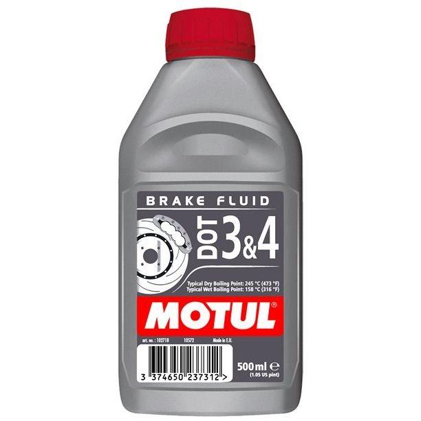 MOTUL Тормозная жидкость DOT4 500мл - MOTUL - масла и жидкости - Мотозапчасти - Интернет-магазин мотоэкипировки и мотозапчастей MотоГанза