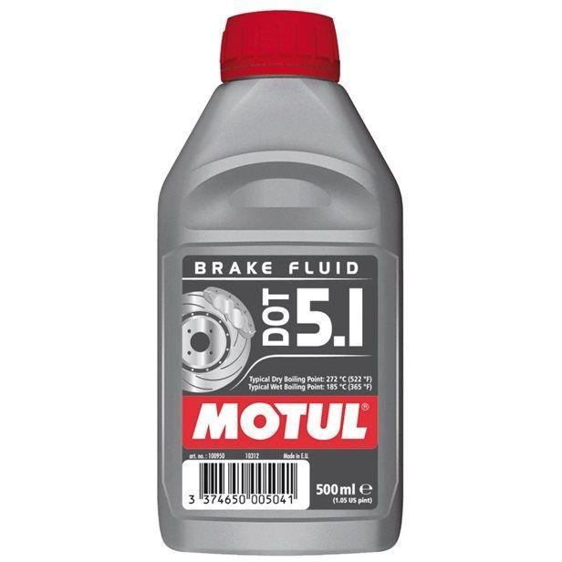 MOTUL Тормозная жидкость  DOT 5.1  0.5л - MOTUL - масла и жидкости - Мотозапчасти - Интернет-магазин мотоэкипировки и мотозапчастей MотоГанза