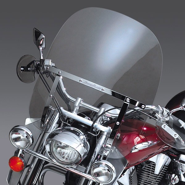 Лобовое стекло SWITCHBLADE 2-Up прозрачное N21107 - Honda VTX 1800/ Yamaha Road Star, Royal Star - NATIONAL CYCLE - Аксессуары - Интернет-магазин мотоэкипировки и мотозапчастей MотоГанза
