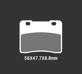 Тормозные колодки Nissin 2P-240SS(328) - NISSIN дисковые - тормозные колодки - Мотозапчасти - Интернет-магазин мотоэкипировки и мотозапчастей MотоГанза