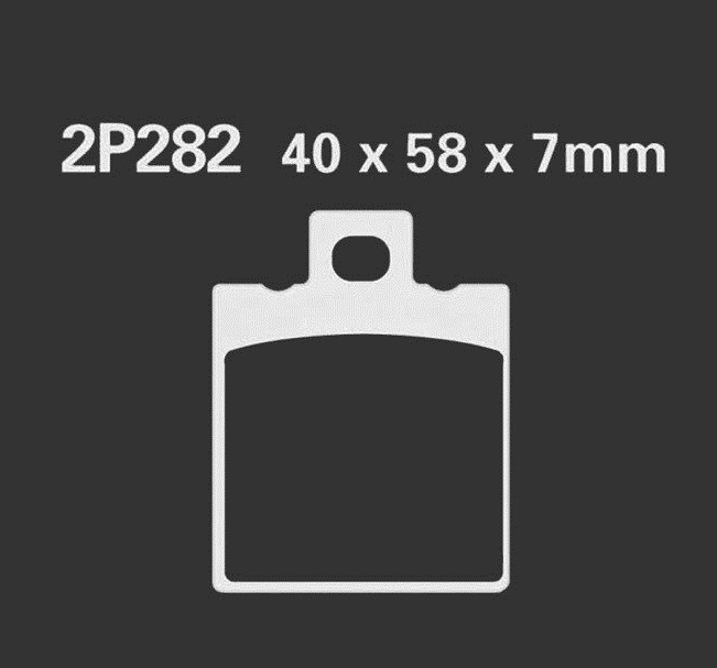 Тормозные колодки Nissin 2P-282GS - NISSIN дисковые - тормозные колодки - Мотозапчасти - Интернет-магазин мотоэкипировки и мотозапчастей MотоГанза