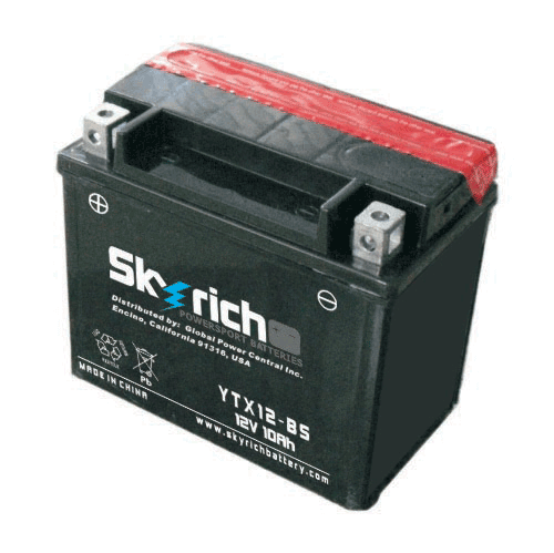 Аккумулятор SKYRICH YTX12-BS - Аккумуляторы SKYRICH - аккумуляторы - Мотозапчасти - Интернет-магазин мотоэкипировки и мотозапчастей MотоГанза