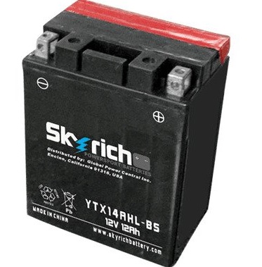 Аккумулятор SKYRICH YTX14AHL-BS - Аккумуляторы SKYRICH - аккумуляторы - Мотозапчасти - Интернет-магазин мотоэкипировки и мотозапчастей MотоГанза