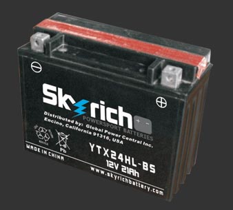 Аккумулятор SKYRICH YTX24HL-BS - Аккумуляторы SKYRICH - аккумуляторы - Мотозапчасти - Интернет-магазин мотоэкипировки и мотозапчастей MотоГанза