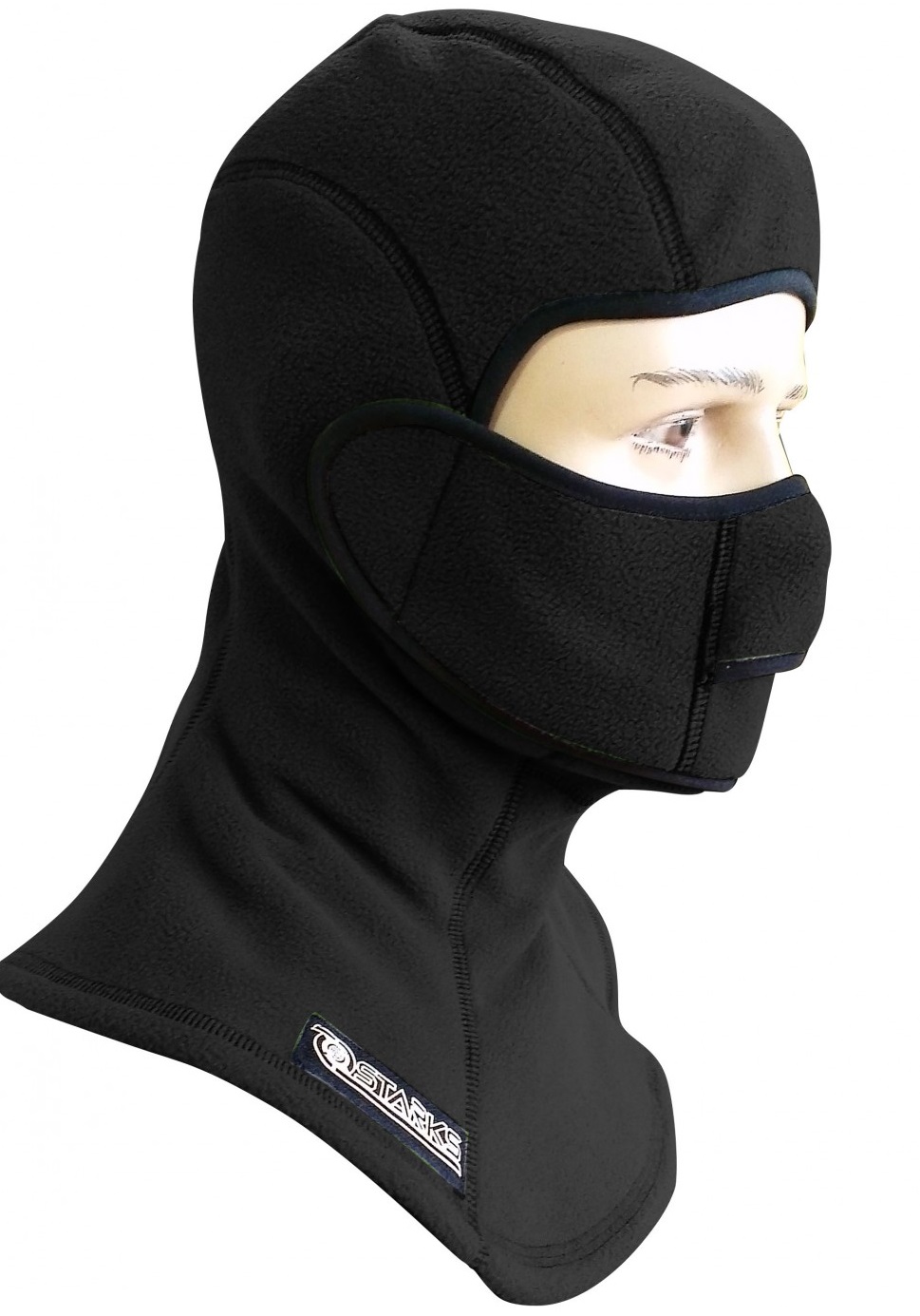 STARKS Подшлемник с защитой шеи FLEECE COLLAR Open черный - Подшлемники - прочее - Мотоэкипировка - Интернет-магазин мотоэкипировки и мотозапчастей MотоГанза