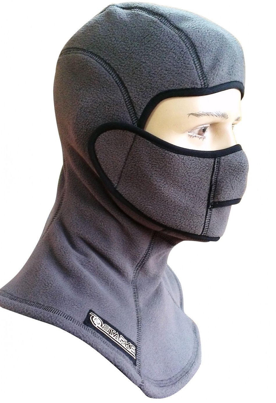 STARKS Подшлемник с защитой шеи FLEECE COLLAR Open серый - Подшлемники - прочее - Мотоэкипировка - Интернет-магазин мотоэкипировки и мотозапчастей MотоГанза
