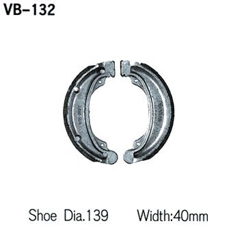 Тормозные колодки VESRAH VB 132 - VESRAH барабанные - тормозные колодки - Мотозапчасти - Интернет-магазин мотоэкипировки и мотозапчастей MотоГанза