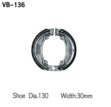 Тормозные колодки VESRAH VB 136 - VESRAH барабанные - тормозные колодки - Мотозапчасти - Интернет-магазин мотоэкипировки и мотозапчастей MотоГанза