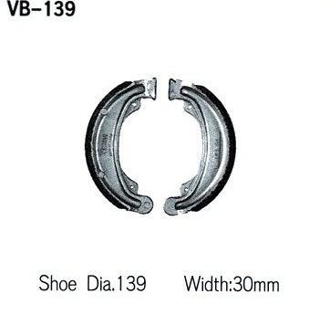 Тормозные колодки VESRAH VB 139 - VESRAH барабанные - тормозные колодки - Мотозапчасти - Интернет-магазин мотоэкипировки и мотозапчастей MотоГанза