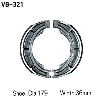 Тормозные колодки VESRAH VB 321 - VESRAH барабанные - тормозные колодки - Мотозапчасти - Интернет-магазин мотоэкипировки и мотозапчастей MотоГанза
